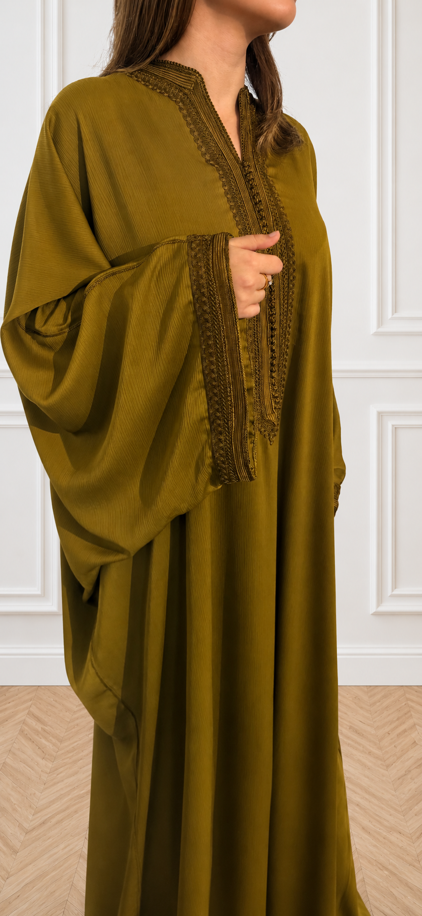 Butterfly Kandoura - Saffron Gold