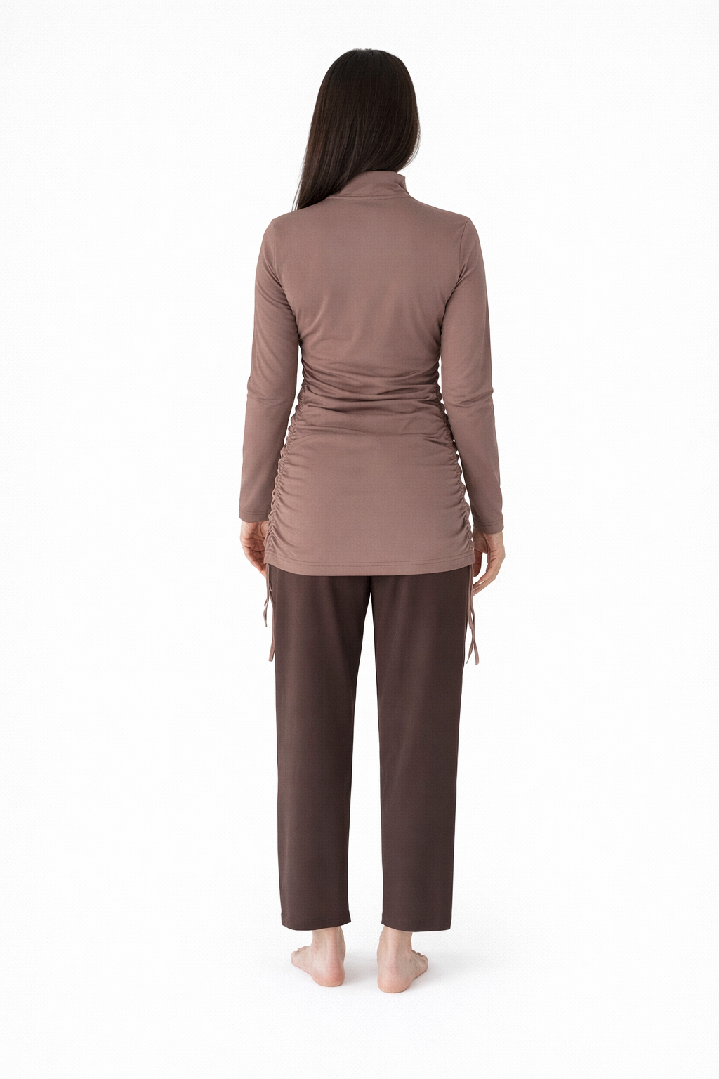 NOURÉA Sahra Burkini Set - Taupe Brown