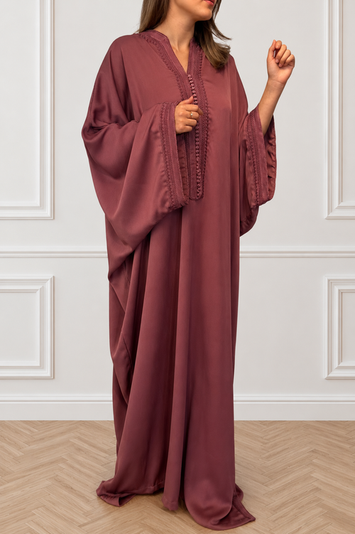 Butterfly Kandoura - Rosewood